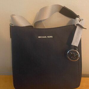 Michael Kors Jet Set Small Travel Crossbody Shoulder Messenger Navy